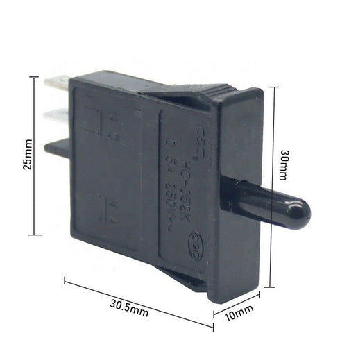 250V 4A push button door light control switch for refrigerator HC-052K (1PCS)