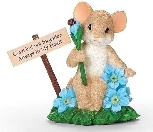 Roman Giftware Inc., Charming Tails Collection, 2.75" H FORGET ME NOT FIGURE, Religious Inspirational Durable