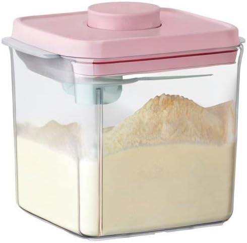 1700ml 730g Ankou Formula Container - Airtight Formula Dispenser One Button Handy Milk Powder Container BPA-Free