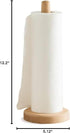 Firlar Wooden Paper Towel Holder Stand, Vertical Tissue Rack for Kitchen, Living Room, Bedroom Home Decoration