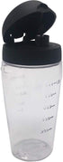 Joystar Blend-N-Go Smoothie Kit: Ice Crusher Blade with Bottle Cup and Lid for Oster Blender (3, PETG+6 SS blade)