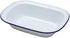 Genware Falcon 22cm Oblong Pie Dish, White - 44022