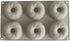 6 Cavity Swirl Shapes Silicone Cake Mold, Baking Tools for Chocolate Cookies and Ice Cream