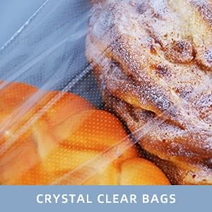 200Pcs 11 18 Inch Gusset x Bottom Bread Bags with Ties, Clear Plastic Micro Perforated Bags for Homemade Bread