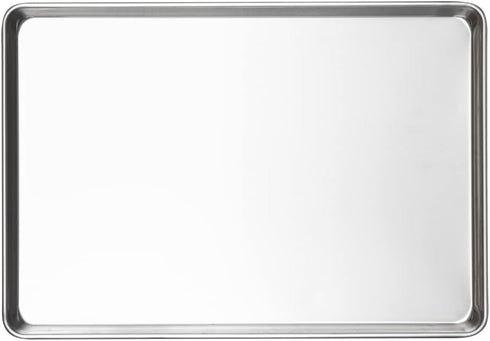 Restaurantware Met Lux 26 x 18 Inch Industrial Baking Pan, Heavy-Duty Full-Size Aluminum Sheet Pan