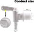 PERA 4 Pack Bottling Bucket Plastic Spigot - Replacement Spigot for Beer or Soda Homebrewing