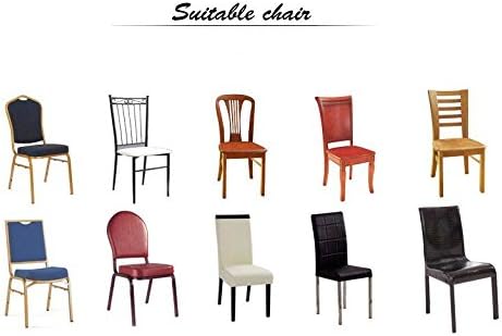 Stretch Chair Cover - Chair Slipcover Decoration for Wedding Banquet Party (Shiny Gold)