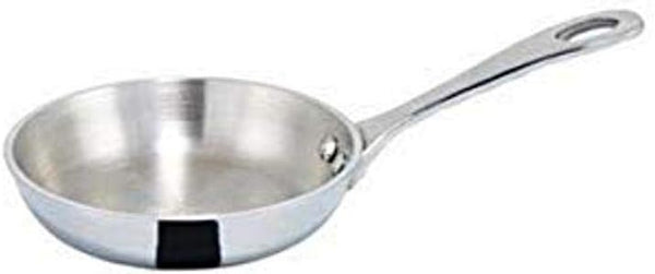 WINCO Mini Fry Pan, Silver, 4 Inch