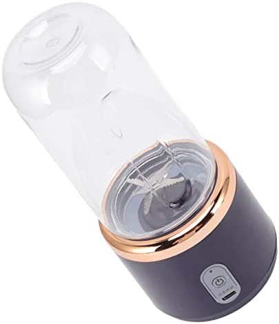 USB Size Blender, 300ml Baby Food Shakes Food Processor Portable Blender with Lid for Travel and Outdoor by Zerodis