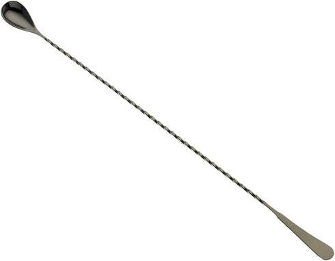 Barfly Bar Spoon - Standard 17 1/8" (43.5 Cm), Gun Metal Black