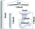 6 Sets White Ceiling Hooks for Hanging Plants, Heavy Duty Swag Toggle Hooks with Hardware