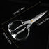 Heavy Duty Stainless Steel Multi-purpose Kitchen Shears Scissors (Silver) with Strong Straight Edge Snips