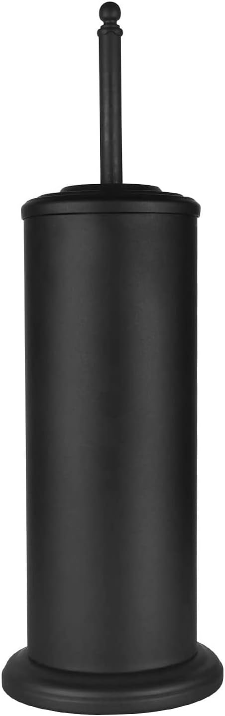 Toilet Plunger with Holder for Bathroom, Powerful Efficient Suction Cup, Heavy Duty Deep Cleaning Tool