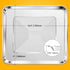 Air Fryer Tray Replacement for Cuisinart TOA-60 TOA-65 TOA-70 Toaster Air Fryer Convection Oven, 12.2*11'' Non-stick Mesh Air Fryer Stainless Steel Basket Wire Rack Accessories Parts, Dishwasher Safe