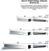 Tenrai Metal Icing Spatula Set, Stainless Steel Cake Knife Offset Professional Tool for Decorating Cakes