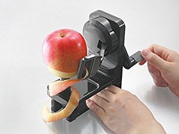 Multi-Peeler | Rotary Apple Peeler with Serrated Stainless Steel Blade | Safely Peels Apple Pear Kiwi Tomato