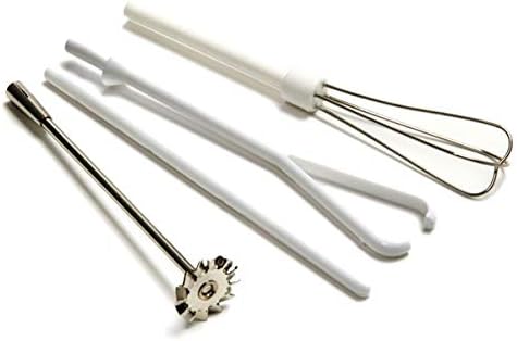 5pc Deluxe Mini Cordless Mixer - Blend, Whip, Stir, Beat, Drink Frother