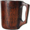 14 oz Wood Cup Coffee Mug for Men, Unique Small Wooden Tankard, Portable Outdoor Viking Mug, Fancy Beer Mugs
