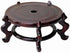 THY COLLECTIBLES Beautiful Hand Craft Rosewood Oriental Fishbowl Vase Stand Round 5"