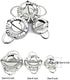 New Stainless Steel Ravioli Mould, Dumpling Maker, Pierogie Pie Crimper, 4 Inch Kitchen Gadget