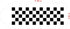 Designer Stencils C721 Checkerboard Cake Stencil Side, Beige/Semi-Transparent