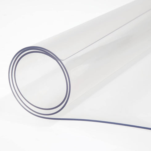 36 60 Inch, 1.5 mm VEVOR Plastic Table Cover x Thick Clear Table Protector, Rectangle Clear Desk Mat, Waterproof & Easy