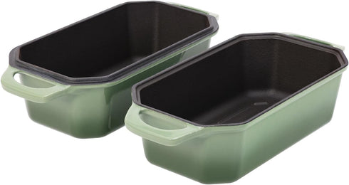 9x5 Inch Flavehc Bread Pan Cast Iron Loaf Pan with Lid Bread Loaf Pan for Baking Bread Enameled Cast Iron Sourdough