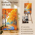 20x28 1.25" DIY Canvas Stretcher Bars, Gallery Depth White Pine Wood Frame Kit, Self-Adhesive & Tool-Free Assembly