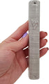 Waterproof Jewish MEZUZAH CASE with Scroll, 3D Metal Painted Design Classic Israel Judaica Plastic Door Mezuza