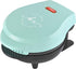 Mini Waffle Maker By Select Brands - Classic Mini Waffle Iron for Traditional, Savory or Dessert Mini Waffles - Features Non-Stick Coating - 4 Mini Waffles, Mint Green by Kitchen Selectives