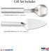 Rada Cutlery Pie A'La Mode Gift Set, Silver Handles