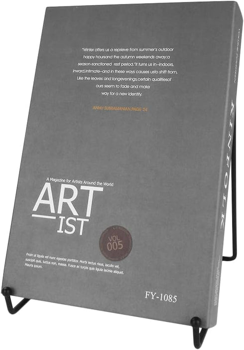 Cookbook Stand Holder: Recipe Book Holder for Kitchen, Decorative Plates Stands, Tabletop Display