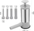 w/4 Bemodst Sausage Stuffer, Stainless Steel Manual Homemade Sausage Maker, hot dog Stuffer Stuffing Tubes, Used