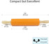 Silicone Rolling Pin for Baking, Non-stick Dough Roller with Wooden Handle, Kitchen Accessories