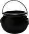 7 1/4" Black Plastic Cauldron