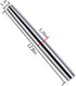 Smooth Stainless Steel Rolling Pin for Baking Fondant, Pizza, Pie, Pastry, Pasta, Dough, Cookies (12.8in) by AMUZHI