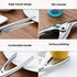 ELEDUCTMON 2-in-1 Shrimp Deveiner Tool with Ergonomic Handle - Seafood Peeler Knife for Kitchen, BBQ - Dishwasher Safe