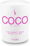 6.5oz Coconut Apricot Wax Candle for Home (Tiare), Vegan & Cruelty-Free, Hand Poured