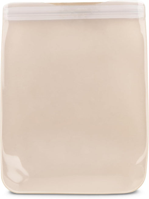 W&P Porter Silicone Reusable Storage Bag: Sandwich (46oz Flat), Oat, Microwave and Dishwasher Safe Food Storage