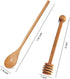 2pcs 2pcs Honey Dipper Stick, Long Handle Honey Spoon, Wooden Honey Dipper Stick for Honey Jar, Wooden Spoons Stirrer
