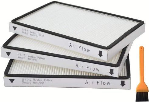 EZ SPARES 3 PCS Compatible with Kenmore EF1 (EF-1) Exhaust Vacuum Filter, Compares to 86889 HEPA Filter