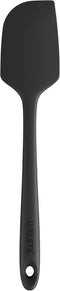 U-Taste 11.38" Silicone Baking Spatula, 480ºF Heat Resistant Food Grade Rubber Kitchen Bowl Scraper (Black)