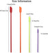 Beauty Spatula 4 PCS Mini Silicone Makeup Spatula for Cosmetics & Kitchen, 3 Sizes