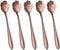 Creative Sakura Flower Pattern Coffee Spoons, Stainless Steel Tableware, Stirring Spoon, Sugar Spoon, Teaspoon (Rose