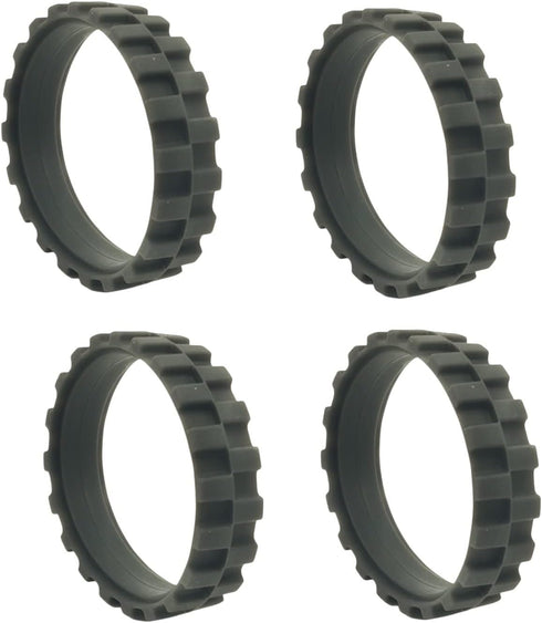 4 Pack Replacement Tires for iRobot Roomba j7, 500,600,700,800,900, e and i Series Models, Anti-Slip Replacement
