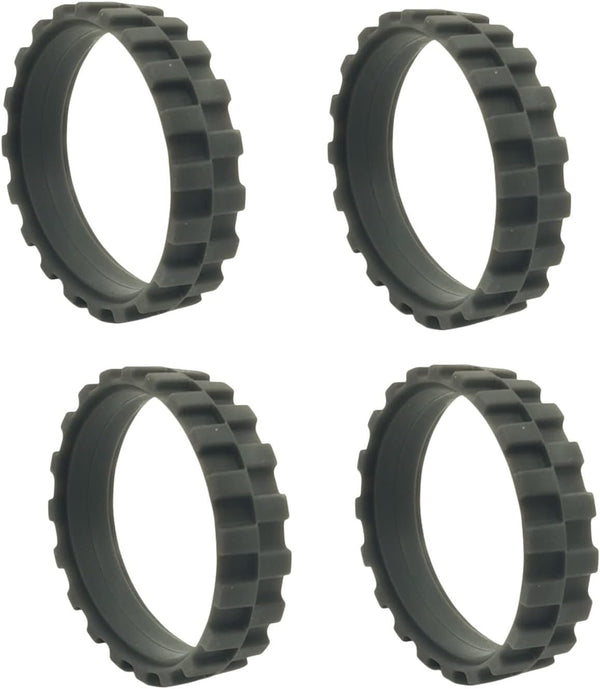 4 Pack Replacement Tires for iRobot Roomba j7, 500,600,700,800,900, e and i Series Models, Anti-Slip Replacement