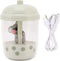 Portable USB Humidifier, Cool Mist Animal Humidifier, Matcha Mini Desktop Diffuser for Home, Bedroom, Office