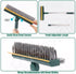Rushwak 3 1 180 in Long Handle Bathroom Cleaning Brush with Wiper, Rotate for Floor/Toilet Cleaning (Multicolor)