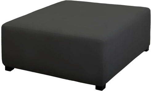 PureFit Super Stretch Form Fit Square Ottoman Cover Rectangle - Ottoman Slipcovers