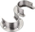 OwnMy 4 Packs Closet Rod End Supports 1-1/2" Diameter, U Shaped Stainless Steel Closet Pole Sockets Flange Rod Holder